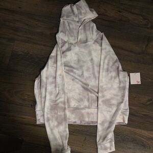 Kohl's Cream Tie-Dye Hoodie
